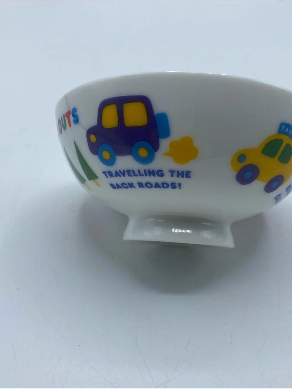 Vintage Runabouts Sanrio Cup Rice Bowl Soup  Hello Kitty Car Truck Travel Kawaii